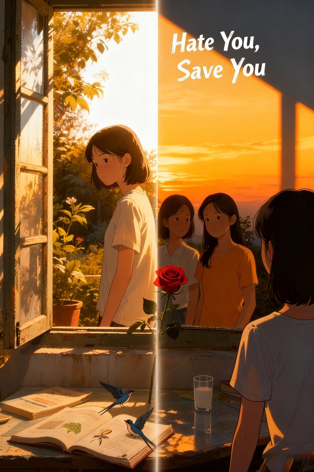 天才在左，废物在右