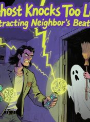 鬼敲门声音太大竟引来邻居毒打