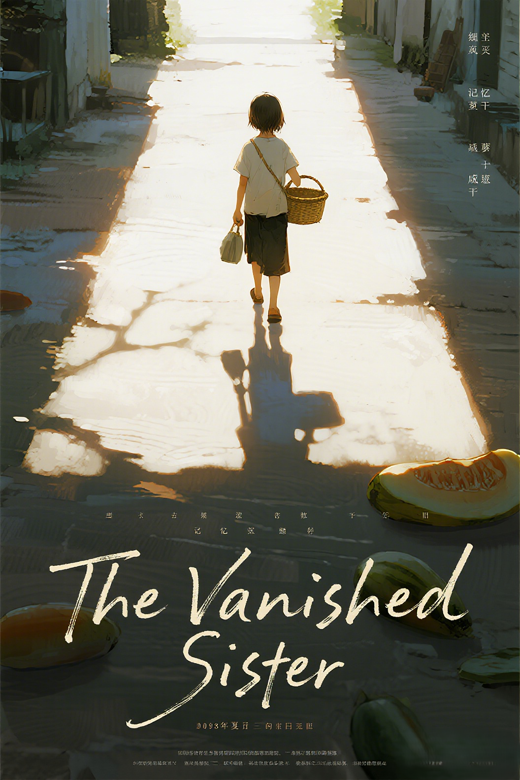 jimeng-2026-04-01-3266-插画、古风插画、电影感、故事感、 封面的主体是一个在午后阳光下显得模糊、瘦小而单…