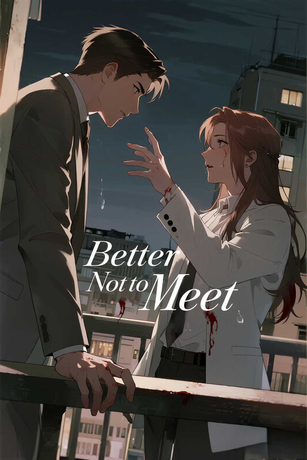 jimeng-2026-04-08-5485-插画、漫画感插画、电影感、故事感、氛围感 关键词如下： 核心人物：姜喆（穿修身西…