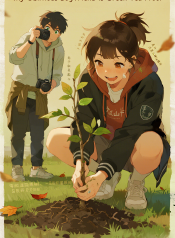 jimeng-2026-04-09-4899-插画、漫画感插画、电影感、故事感、氛围感 画面中心是扎高马尾的李悦——她双脚分开…