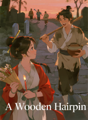 jimeng-2026-04-10-9060-插画、古风插画、漫画感插画、电影感、故事感、氛围感 画面主体是京郊墓园的黄昏——…