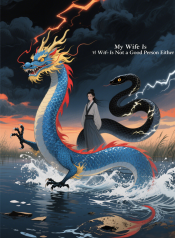 jimeng-2026-04-15-9611-插画、古风插画、电影感、故事感、氛围感 蓝蛟渡劫、黑蟒护妻、大泽雷暴、逆鳞碎裂、…