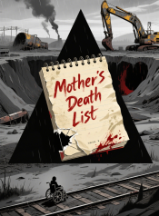 jimeng-2026-04-16-7909-插画、漫画感插画、电影感、故事感、氛围感 死亡名单、矿难、谎言、亲情、复仇、边境…