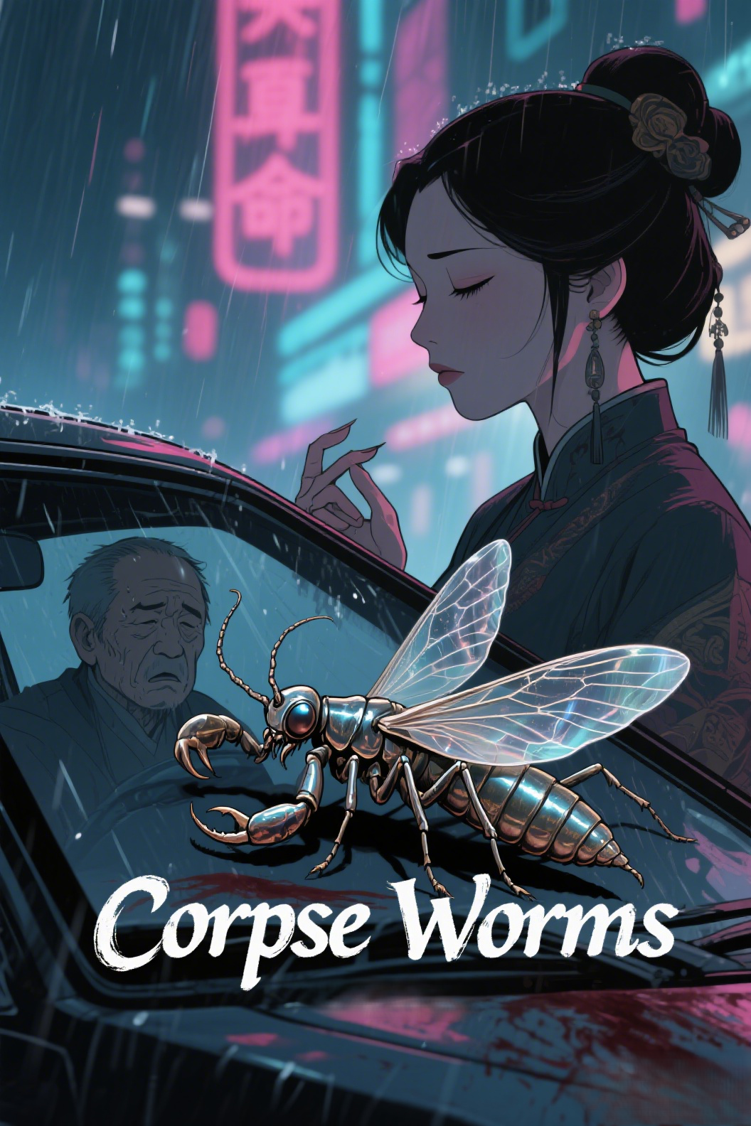 jimeng-2026-04-17-5491-插画、古风插画、漫画感插画、电影感、故事感、氛围感 这是一个极具艺术感和故事感的…