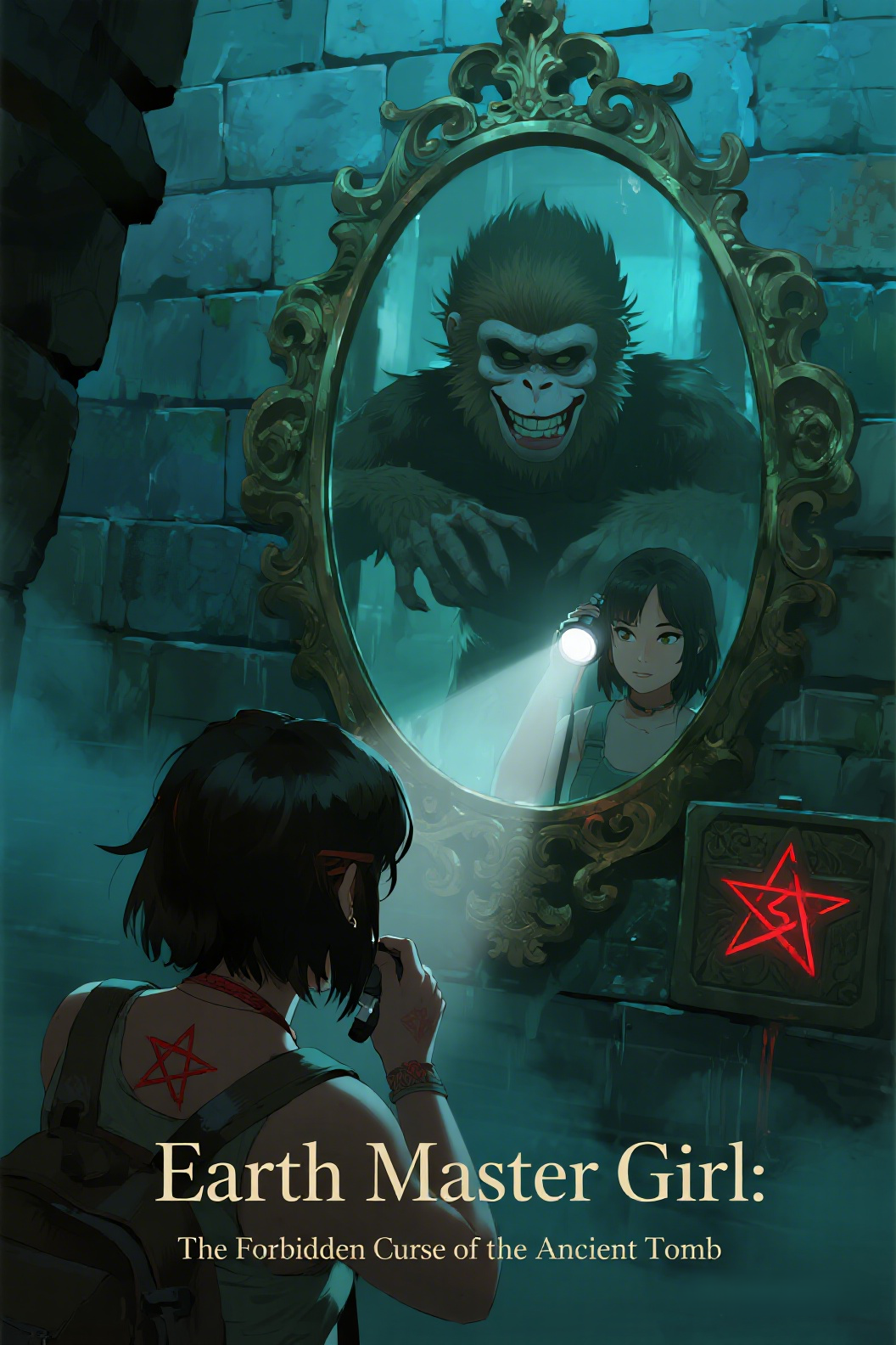 jimeng-2026-04-20-8877-插画、古风插画、漫画感插画、电影感、故事感、氛围感 超写实电影感，暗黑悬疑风格，…