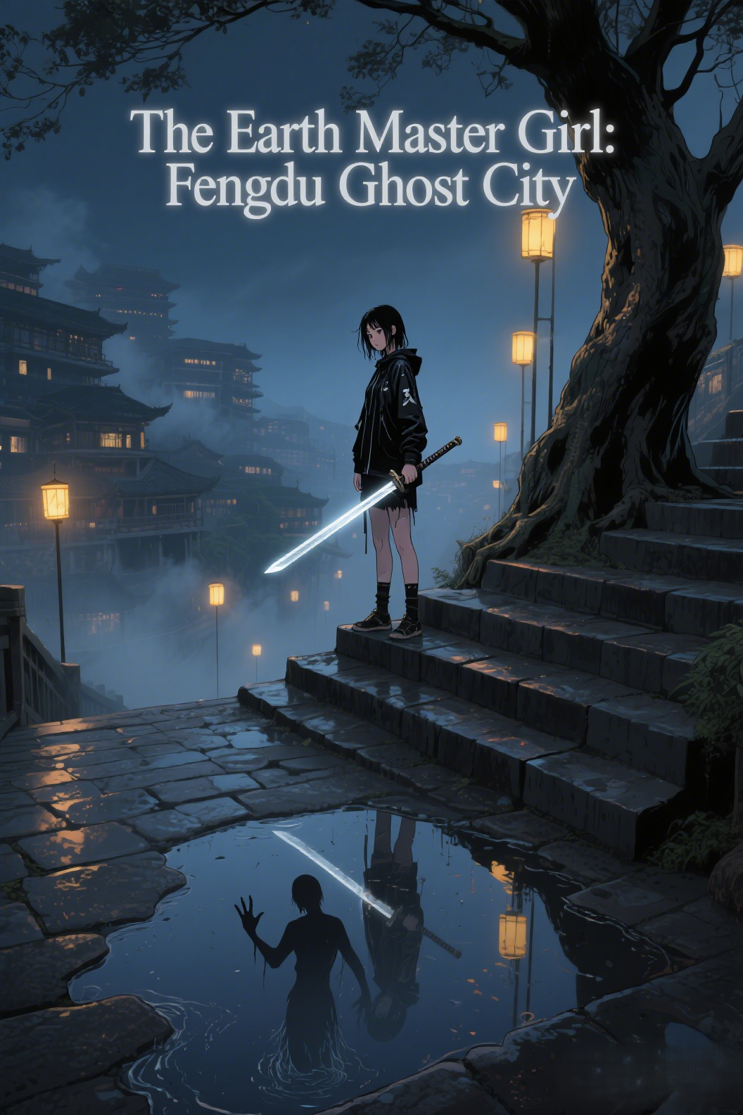 jimeng-2026-04-23-2692-插画、古风插画、漫画感插画、电影感、故事感、氛围感 电影海报风格，暗黑悬疑，民俗…