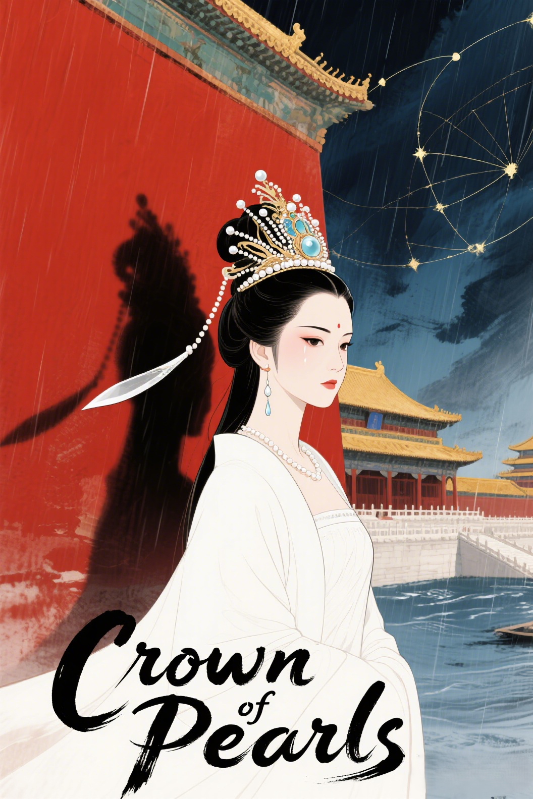 jimeng-2026-05-11-3587-插画、古风插画、漫画感插画、电影感、故事感、氛围感 古风权谋，电影海报质感，大气…