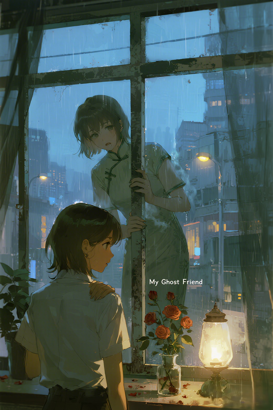 jimeng-2026-06-01-9603-插画、漫画感插画、电影感、故事感、氛围感， Cinematic lighting…