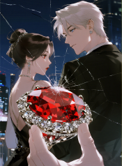 jimeng-2026-06-23-4449-插画、漫画感插画、古风插画、电影感、故事感、氛围感 电影感，暗调奢华，藏蓝色背景…